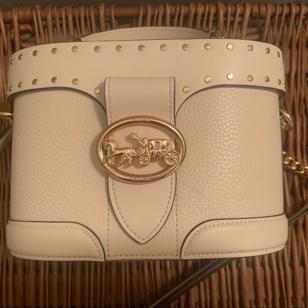 Coach Georgie Gem Leather Crossbody
